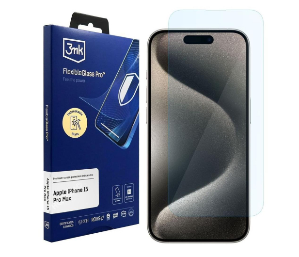3MK Flexible Glass Pro do iPhone 15 Pro Max 5903108535618 - 1227919 - zdjęcie